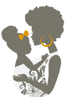 drawing of a mother holding her baby